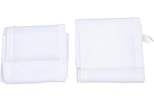 NOENNULL Breathable Mesh Liner for Life Size Crib Bumpers Mesh Adjustable Height Safety Crib Liner Breathable Mesh Crib Liner for Kids (White), NOENNULLnuacvyrtog-13