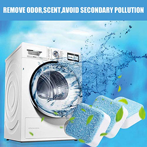 Solid Washing Machine Cleaner, Effervescent Tablet Washer Cleaner, Deep