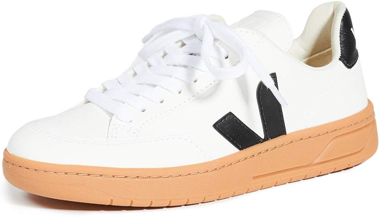 Veja Baskets V12 pour femme., blanc (Extra blanc/noir/semelle en