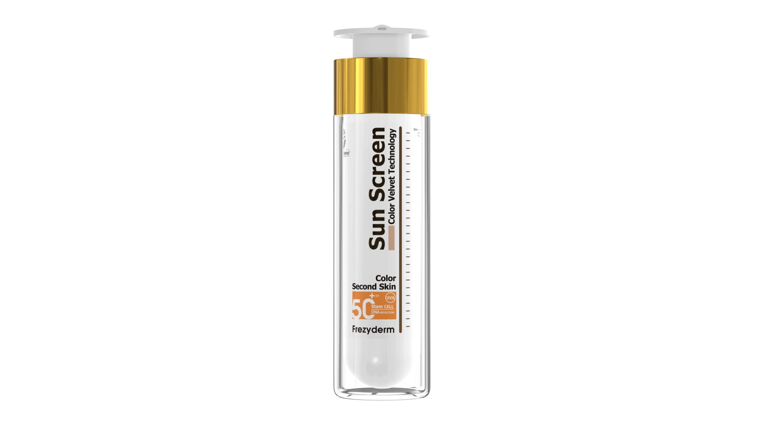 FREZYDERM Sun Screen Color Velvet FACE SPF 50+ PN: B00UHROTMG