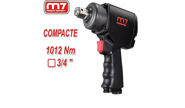 M7 – Llave de impacto 3/4 Ultra compacta 1012 nm : Amazon.es: Bricolaje y  herramientas