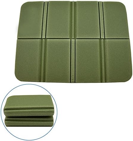 EVA Foam Cushion Seat Pads , Blu7ive 4 Pcs / 2Pcs/1Pcs a Set Portable Folding Waterproof Mat Seat for Outdoor Sport Camping Picnic (green upgrade-1pc)