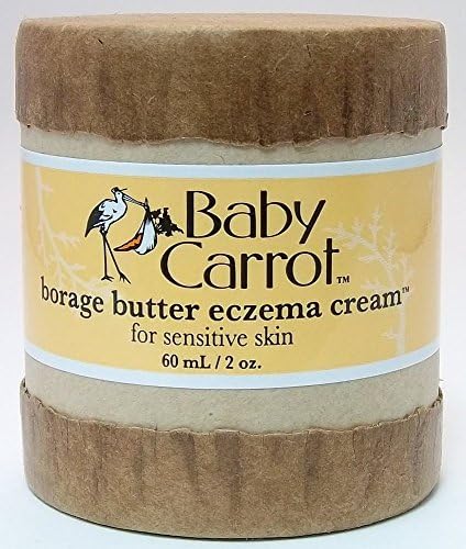 Borage Butter Eczema Cream Wild Carrot Herbals 2 oz Cream by Wild Carrot Herbals