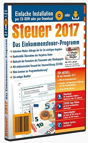 Aldi Steuerprogramm Einkommenssteuer 17 Steuer 17 Cd Software Amazon De Software