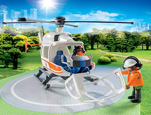 PLAYMOBIL City Life 70048 Rettungshelikopter, Ab 4 Jahren – Bild 4