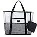 Mesh Large Tote Bag Reusable Grocery Bags Utility Bag Collapsible Heavy Duty Shopping Bag