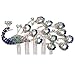 SODIAL(R) Lovely Vintage Jewelry Crystal Peacock Hair Clips for hair clip Beauty Tools