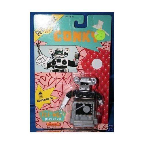 Pee Wee Herman - Pee Wee's Playhouse - Conky the Robot Wind-up 1988 Action Figure by Matchbox