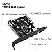 QICENT PCI USB C Express Card with USB3.1, Type C 2 Ports Superspeed Up to 10 Gbps and 15-Pin Power Connector for Windows 7/8/8.1/10 Above & Linux Kernal
