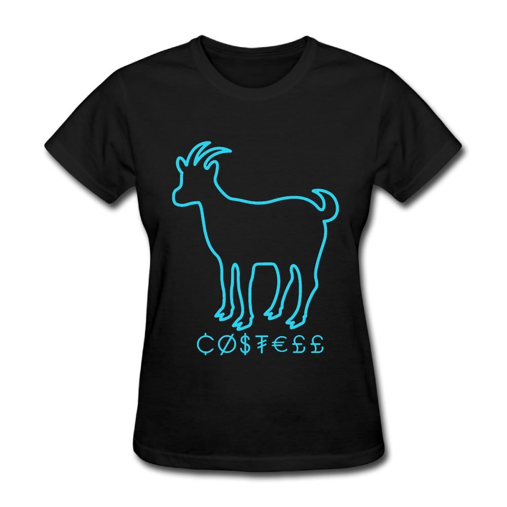 Oyavdsznq Erika Costell Sheep Casual Style Running Black Tee Short Sleeve Shirts