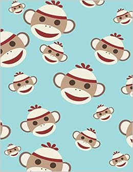 Sock Monkey Notebook Sock Monkey Face Fun Notebook To