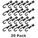 Ravenox Shock Cord Hook Open | Kayak Bungee Cord Kit | Bungee Cord Hooks and Heavy Duty Hooks | Boat Hooks and Bungee Hooks for Kayak, Camping, Trampoline, Exercise, Fitness, Marine and Nautical Use