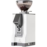 Eureka Mignon Crono Brew Coffee Grinder | 150g | 50mm Steel Burrs | Timer | White