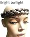 BRAID PLAITED CHUNKY HAIR HEADBAND (15 Chocolate Brown And Honey Blonde Mix) Synthetic
