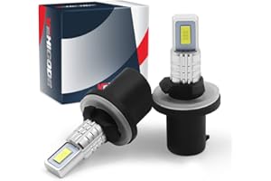 VEHICODE 880 LED Fog Light Bulbs 884 885 890 892 893 899 H27W/1 6000K White Car LED Fog Lamps (2 Pack)