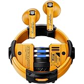 Transformers T23 Wireless Bluetooth Earbuds - Premium Zinc Alloy Case RGB Breathing Lights, Gaming Mode, 13mm Loudspeaker, Deep Bass Sound, Long Battery Life, Type-C Fast Charge (Bumblebee Yellow)