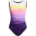 Destira Gymnastics Leotards for Girls, Super Soft Leotards with Matching Scrunchie, Gymnastics, Dance, Cheer, Yoga, and More