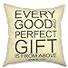 YOUR SMILE-Cotton Linen Decorative Square Cushion Covers Throw Pillow Covers 18 x 18