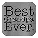 Best Grandpa Ever T-Shirt Large Sport Grey [PPP]