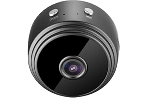 House Guard Security Camera, Upgrade Magnetic Mini Security Cameras for Home, Indoor, Outdoor (Black)
