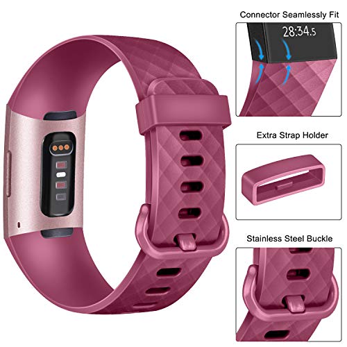 image for Vancle Sport Band Small Large Compatible with Fitbit Charge 3 Bands Re