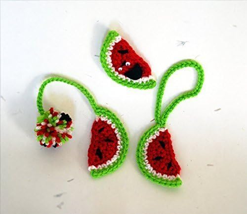 the Meticulous Whim Watermelon Bookmark, Planner Charm, or Magnet