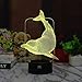 Dolphin Night Light for Kids Animal Remote Control LED Desk Table Lamp 7 Color Touch Base Kids Children Halloween Christmas Gift Home Office Decor by HUI Yuan
