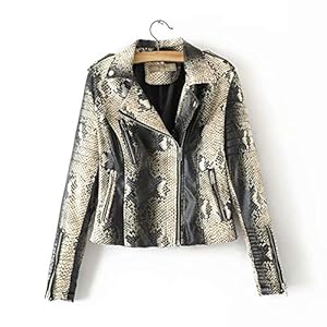 51eC%2B5gWZbL. SS300 RVXZV SildFy Chaqueta de Cuero de Las Mujeres de Moda Chaqueta de Bombardero Corto asimétrico High Street Moto Biker… 51eC%2B5gWZbL. SS300