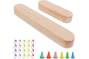 HAPPY REUNION Tailors Clapper | Clapper Sewing Tool | Tailors Clapper for Quilting | Quilters Clapper | Wood Tailor Clapper for Pressing, Sewing, Quilting and Steam Ironing (2 Pcs)