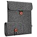 ProCase MacBook Air 13 Inch/MacBook Pro 13 Inch Laptop Sleeve, Felt Sleeve Case Cover with an Extra Accessory Organizer for MacBook Air 13 / Pro 13 / iPad Pro 12.9 –Black