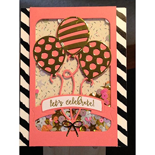 Yeahii Balloon Cutting Dies Stencil DIY Scrapbooking Embossing Album Paper Card Crafts