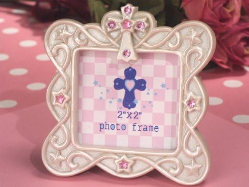 Blessed events Cross design photo frame [SET OF 24]