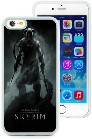 The Elder Scrolls V Skyrim Dragonborn Warrior Skyrim Sword Helmet White iPhone 6 4.7 inch Shell Case,iphone 6S TPU Cover