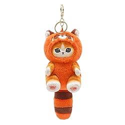 QHUACIZJL Cute cat keychain 5" plush backpack