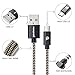 POWERocker Micro USB 2.0 Cable 5FT(1.5M) Nylon Braided for Samsung, HTC, Sony, Motorola, LG, BlackBerry, Nokia Golden