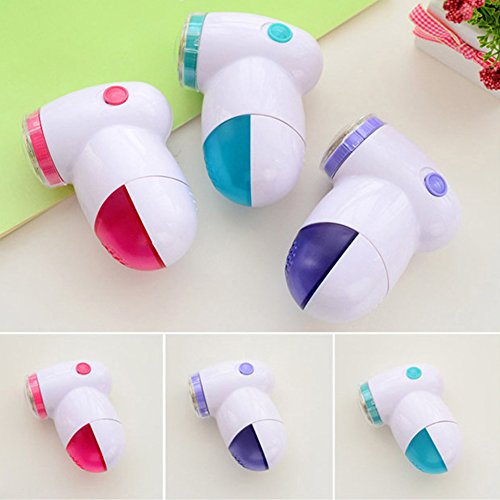 New Electric Lint Fluff Remover Sweater Fabrics Fuzz Shaver Portable Blanket Bed Sheet Lint Removal Machine (blue) - Thumbnail 5