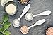 Apace Living Tea Scoop (Set of 3) - Stainless Steel Measuring Spoons for Loose Leaf Tea, Coffee and More (L, Silver)