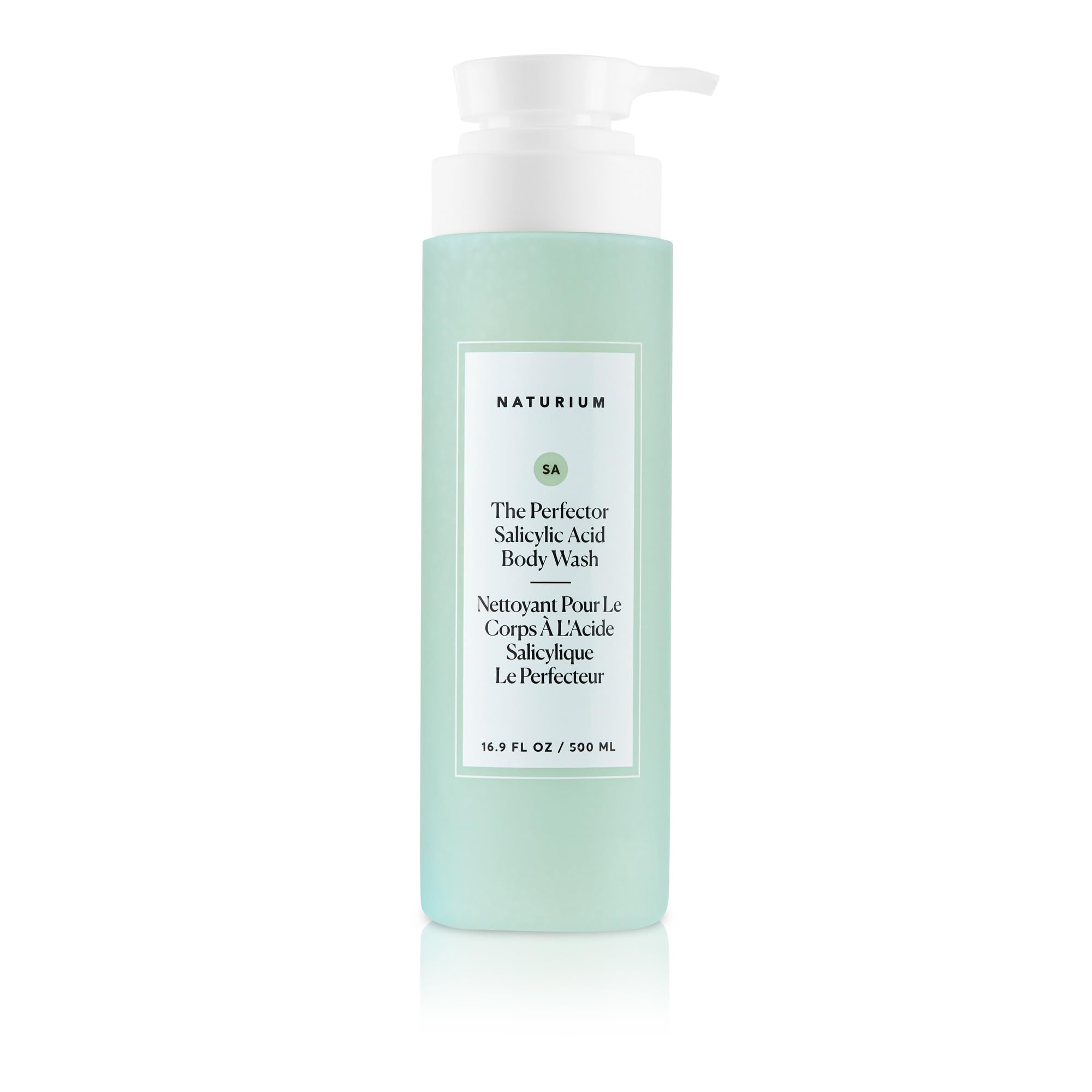Naturium The Perfector Salicylic Acid Body Wash, Gentle & Smoothing Cleanser | 16.9 FL OZ / 500 ML