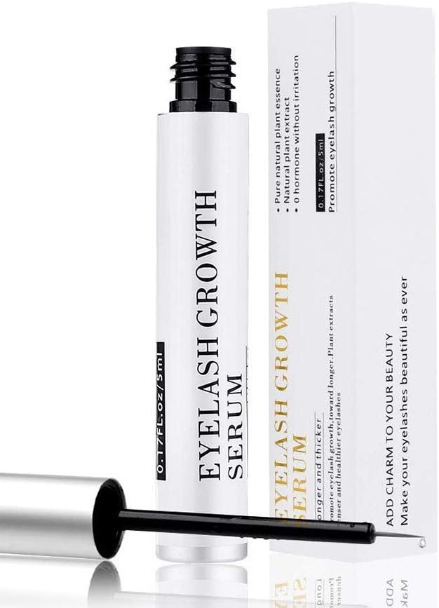 5ML Eyelash Growth Serum Natural eyelash Growth Serum Eyebrow Enhancer for Longer, Thicker, Fuller, Luscious Lashes and Brow Growth