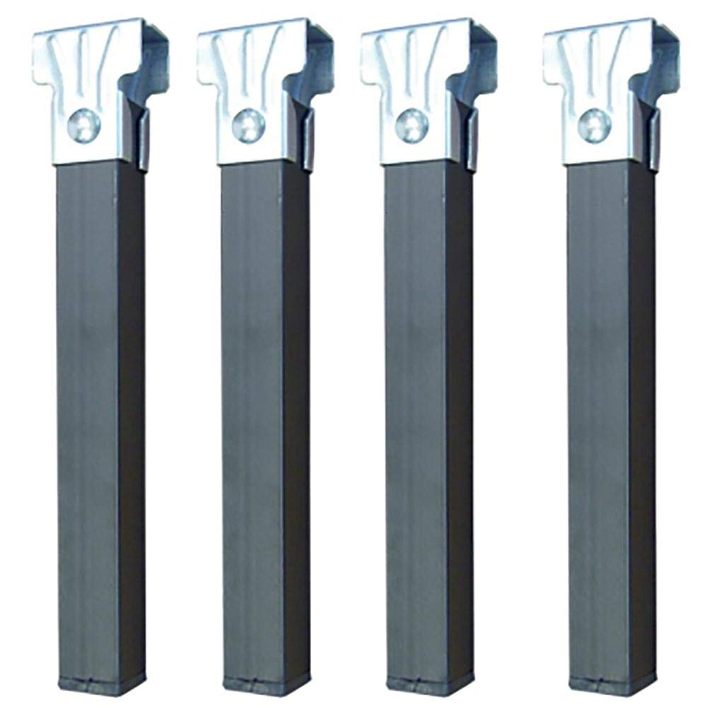 Imex El Zorro Set of 4 Spring Feet without Wheels, Metal, Neutral, 275x30x30 mm