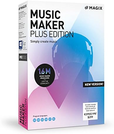 Music Maker - 2019 Plus Edition - Produce, record and mix music|Plus|1 Device|-|PC|Disc