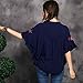 Ashir Aley Batwing Floral Embroidered Loosen Peasant Butterfly Mexican Blouse