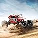 SZJJX RC Rock Off-Road Vehicle 2.4Ghz 4WD High Speed 1:18 Racing Cars RC Cars Remote Radio Control Cars Electric Rock Crawler Electric Buggy Hobby Car Fast Race Crawler Truck-Red