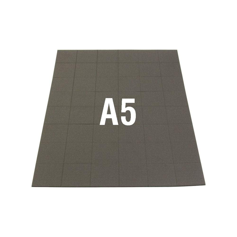 NeoFlex® Self Adhesive Flexible Neodymium Squares for Arts, Crafts, Model Making, DIY and Hobbies - 25mm x 25mm - 48 per A5 Sheet
