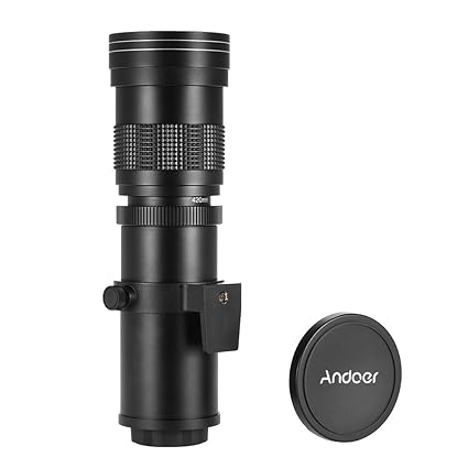 Objetivo Andoer de 420 800 mm, F/8.3 16 con zoom manual, montaje ...