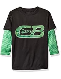 cb sports Boys 'Athletic playera de manga larga hangdown