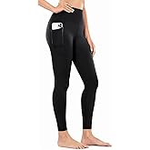 Harcos High-Waisted Workout Leggings for Women – Tummy Control, Breathable Stretch Fabric, Side Pockets, Ideal for Yoga