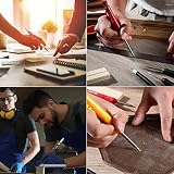 Enhon 4 Pcs Mechanical Carpenter Pencils with 40 Refills and Sharpener view 2