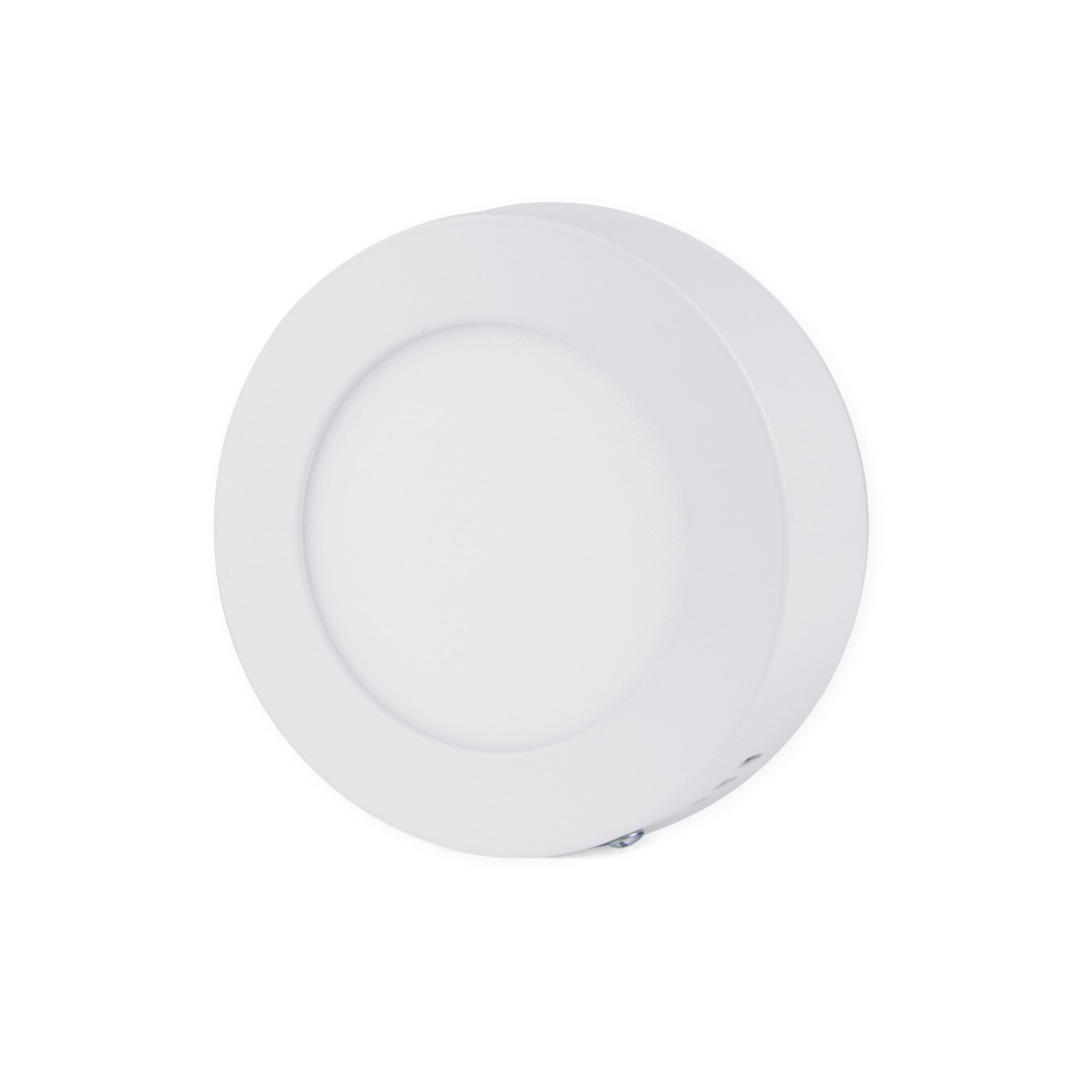 G.W.S® 6W Round Circle LED Surface Mounted Panel Downlight Ceiling Light Warm White (3000K), LED Driver Included