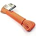 GM CLIMBING 8mm Accessory Cord Rope Double Braid Pre Cut CE/UIAA (Orange, 100ft 8mm)